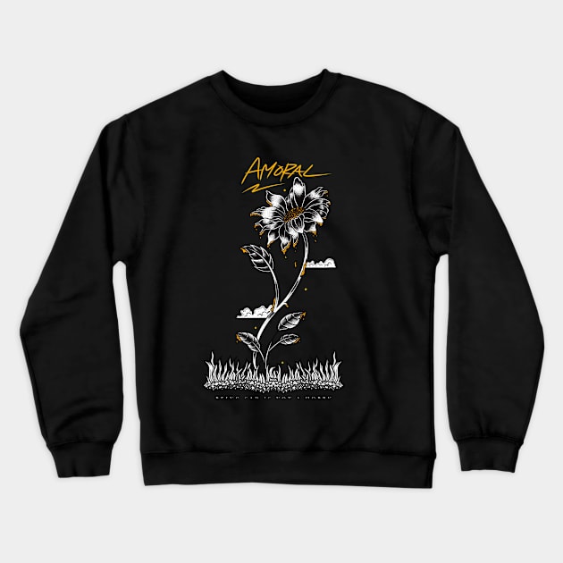 Amoral Crewneck Sweatshirt by Rhotacism Illustration